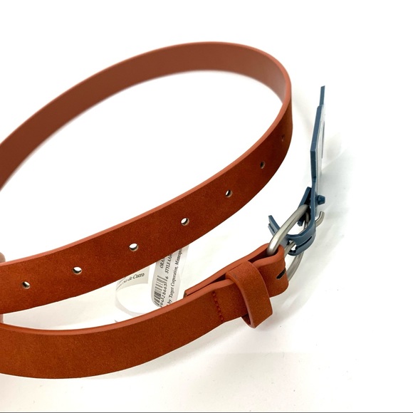 A New Day & Universal Thread Belts Bundle Set Of 3 Black Dark Orange Brown Nwt - Picture 3 of 15